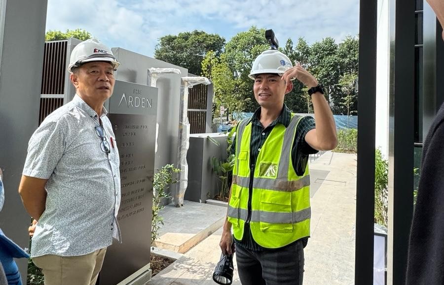 Qingjian and BIMAGE team conducting virtual inspections at The Arden