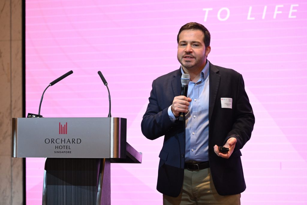 CEO, Senior Living at Keppel Ltd, Mr Nathaniel Farouz, sharing about Sindora Living Ageing Asia's at the Inaugural REDAS-Ageing Asia Dialogue: Assisted Living Developments on 20 Nov 2025