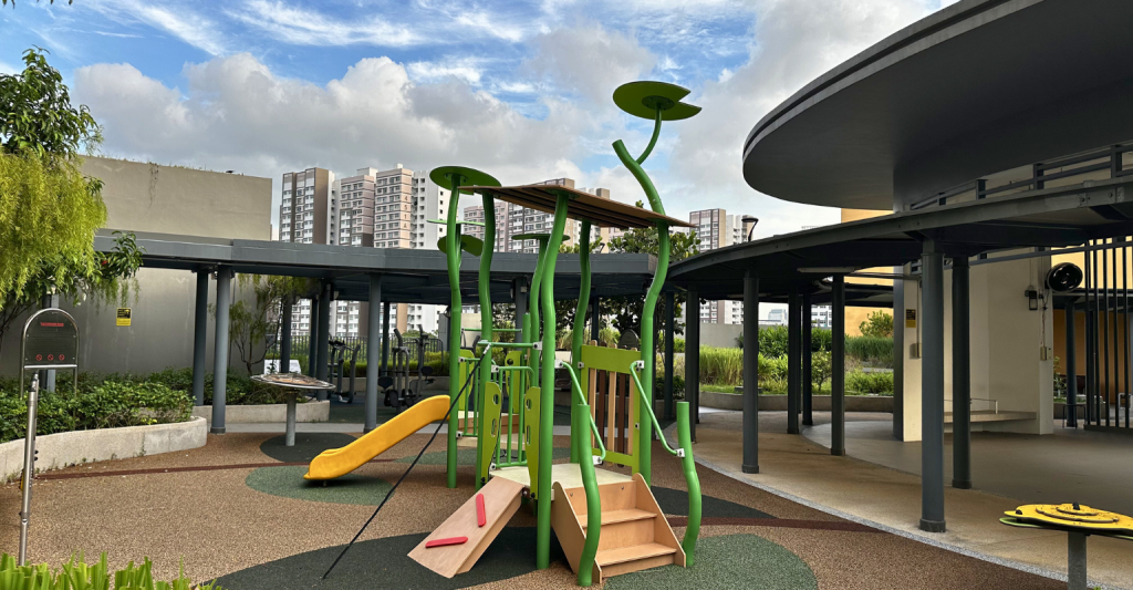 Harmony Village @ Bukit Batok is the first CCA, consisting of 169 units in a housing block that is integrated with a hawker centre, community garden, fitness station and an activity centre.